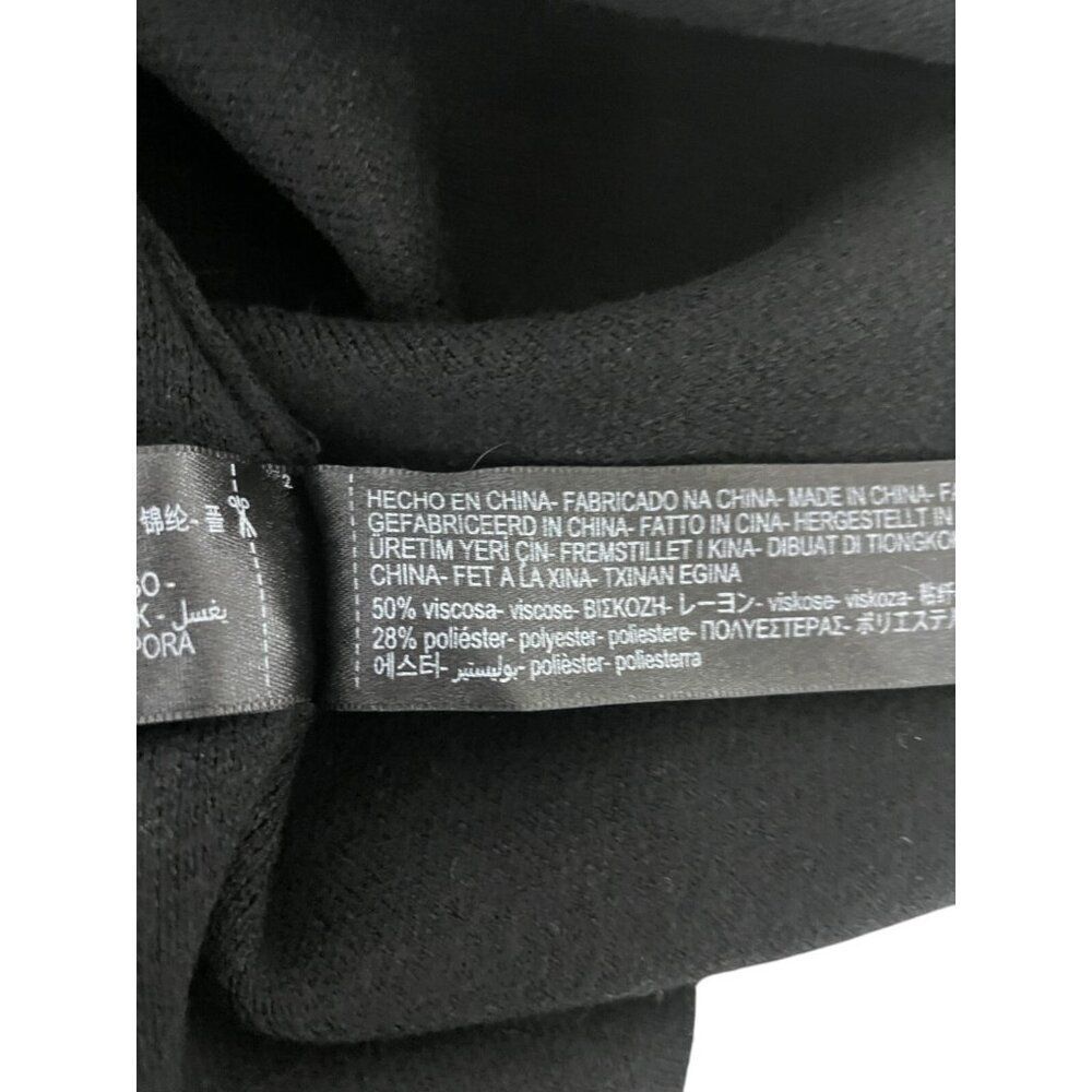 Massimo Dutti Womens Sweater Cardigan Blazer Small S Black Knit 6000/401 NWT - Picture 8 of 10